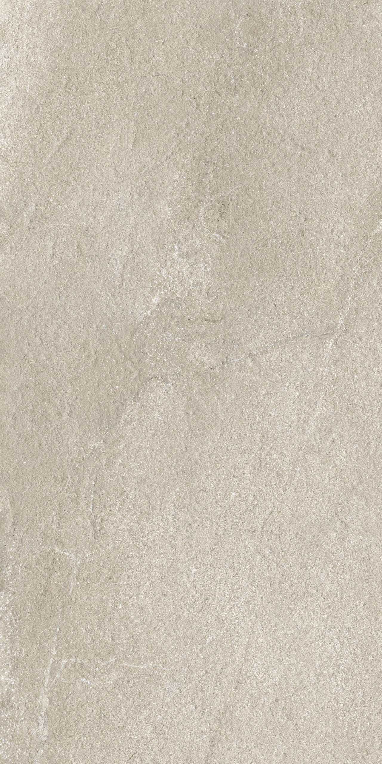 Beige-grey tile with irregular, matte finish.