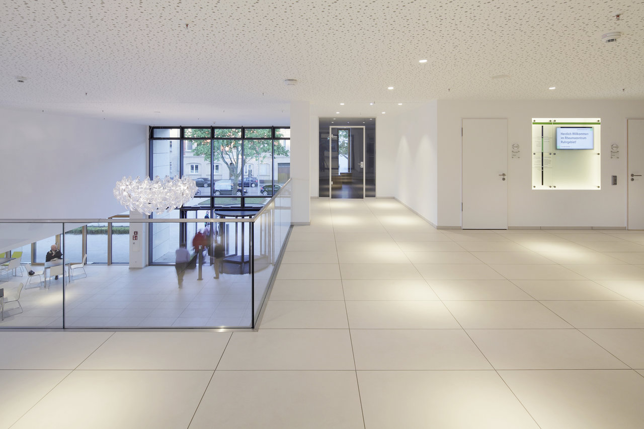 Modern interior design with high-quality floor tiles.