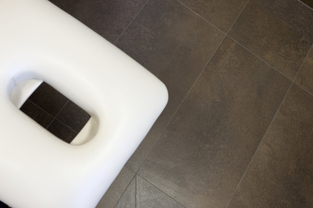 Modern dark grey tiles with subtle texture, perfect for indoor & outdoor use.