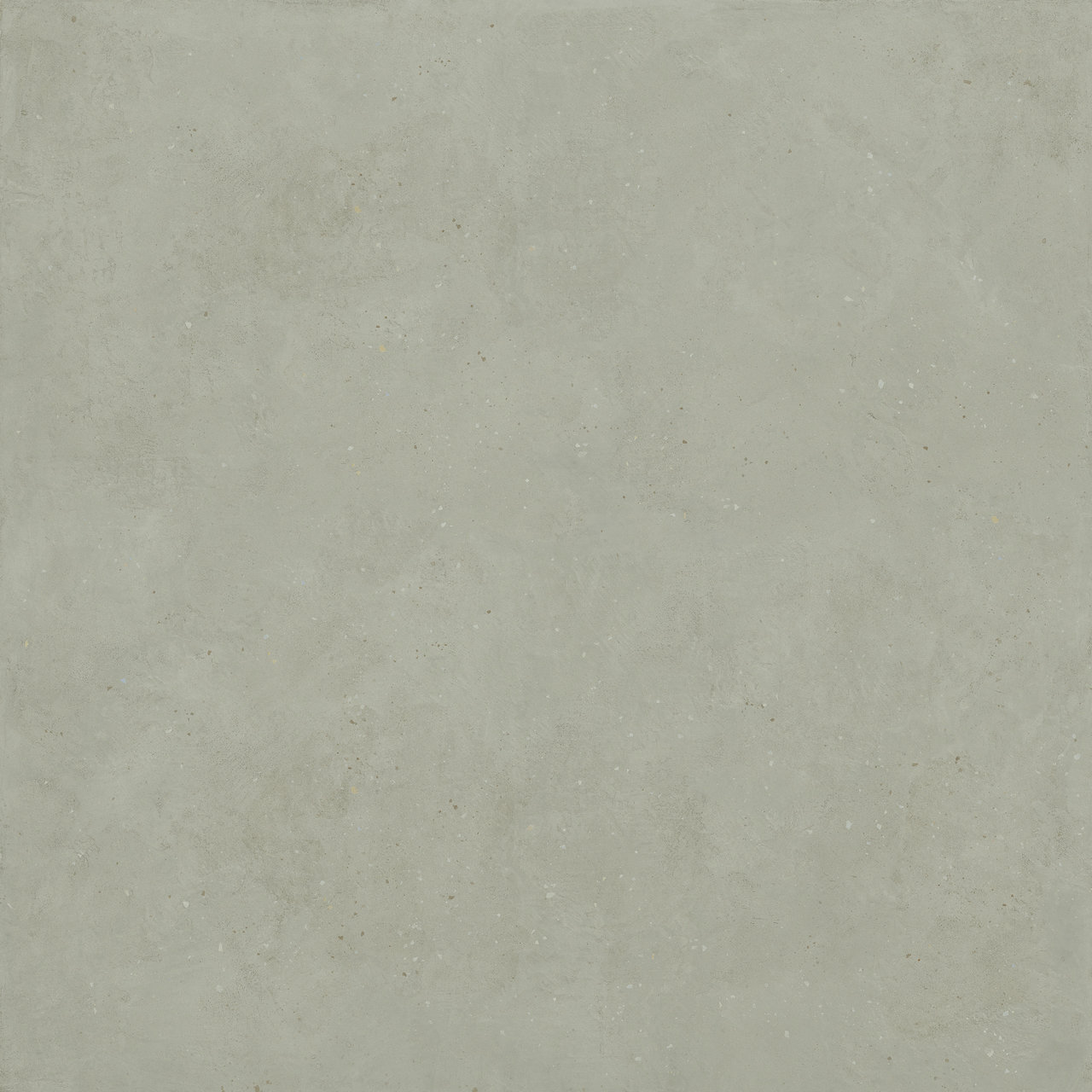 Light grey, matt tile with a subtle concrete look.